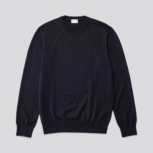 The Merino Sweater Dark Navy - ASKET - Modalova