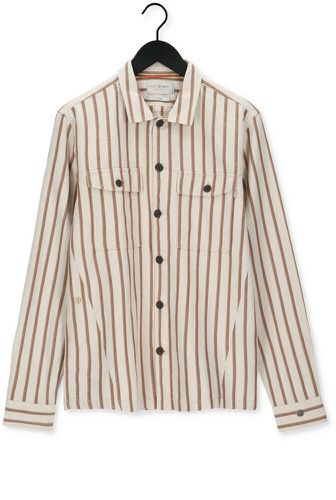 Overshirt Long Sleeve Shirt Cotton- Linen Twill Stripe Herren Herren Größe XL Baumwolle - Cast Iron - Modalova