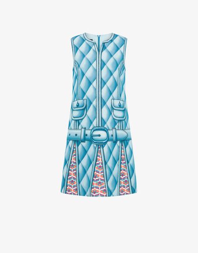 Kleid Mit Trompe-l'œil-aufdruck - Boutique Moschino - Modalova
