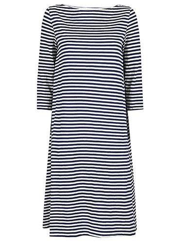 Oversized Striped Midi Dress - Apuntob - Modalova