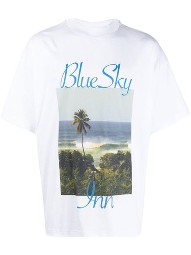 Cotton Printed T-shirt - Blue Sky Inn - Modalova