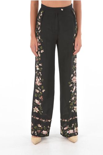 Floral-Printed Side Silk Wide Leg Pants Größe 40 - Erdem - Modalova