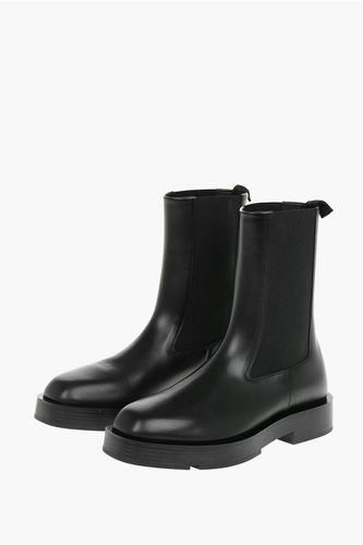 Leather Mid-calf Chelsea Boots with Squared Toe Größe 40 - Givenchy - Modalova