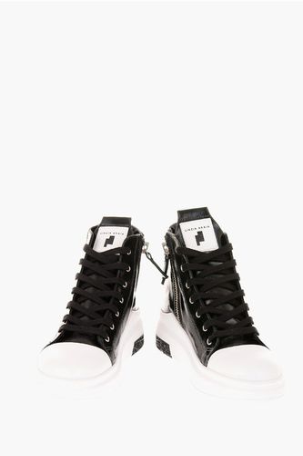 Shimmering Leather Side Zipped Sneakers Größe 38 - Cinzia Araia - Modalova