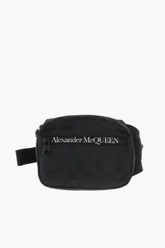 Skull Printed Textile Bum Bag with Outer Pocket Größe Unica - Alexander McQueen - Modalova