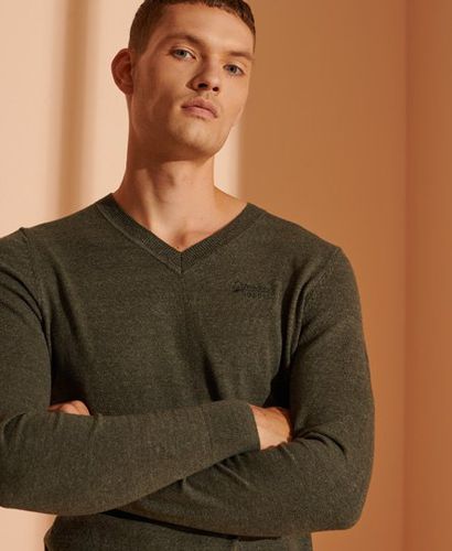 Men's Pullover mit V-Ausschnitt aus der Orange Label Kollektion - Größe: XS - Superdry - Modalova