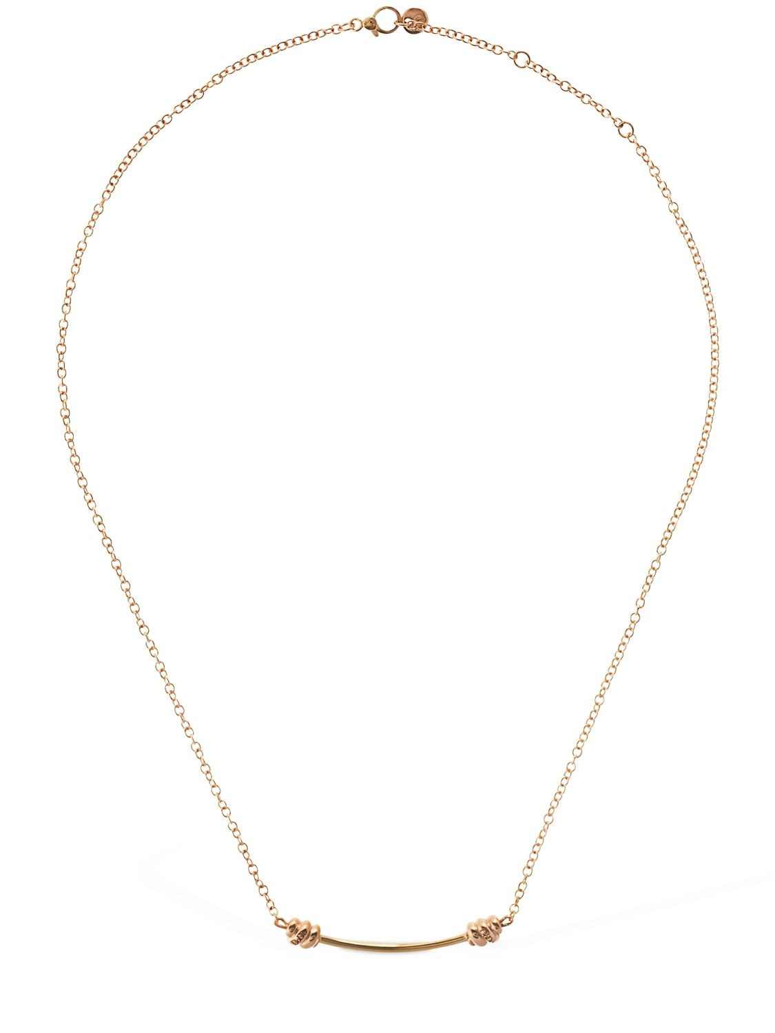 Lange Halskette Aus 9kt Rosé „nodo“ - DODO - Modalova