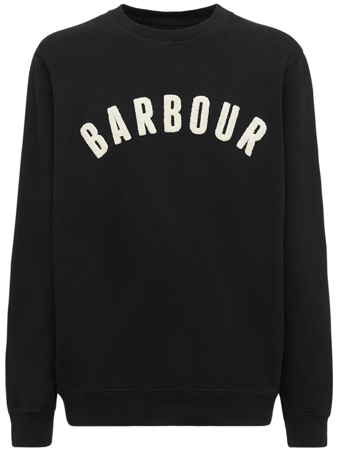 Sweatshirt Aus Baumwollmischung Mit Logo - BARBOUR - Modalova