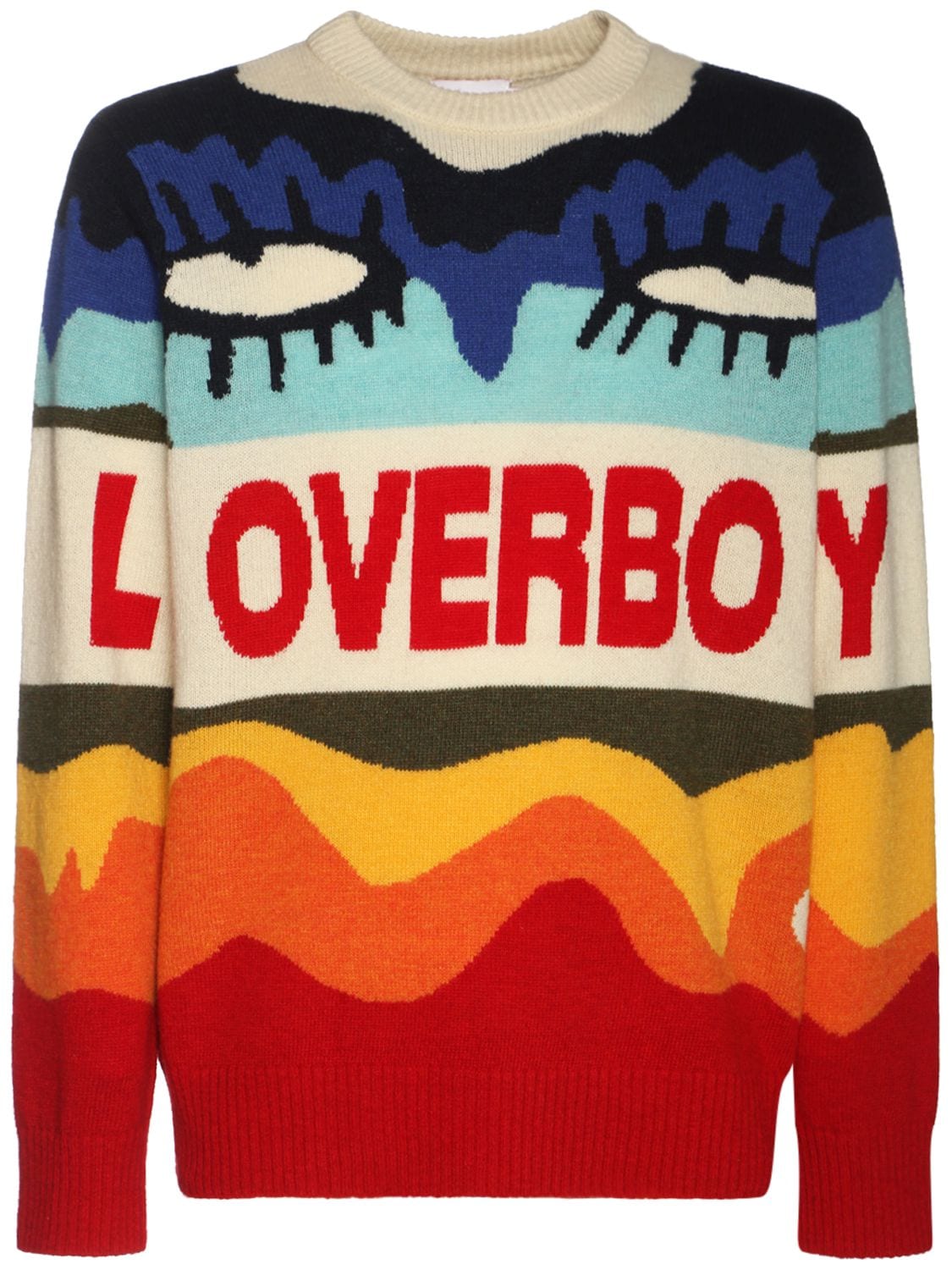 Bedruckter Sweater Aus Wollmischung - CHARLES JEFFREY LOVERBOY - Modalova