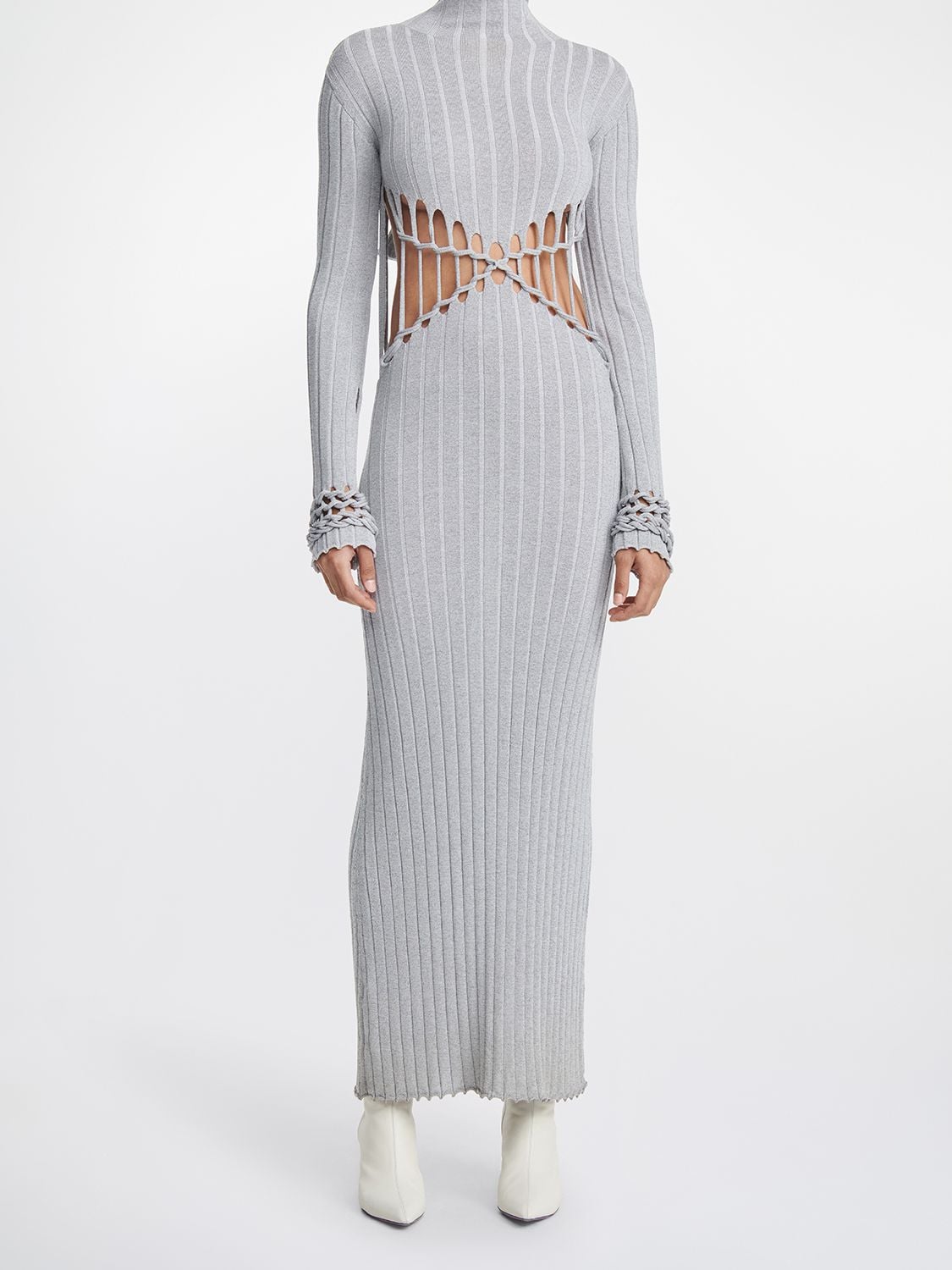 Langes Kleid Mit Reflektierendem Ausschnitt - DION LEE - Modalova