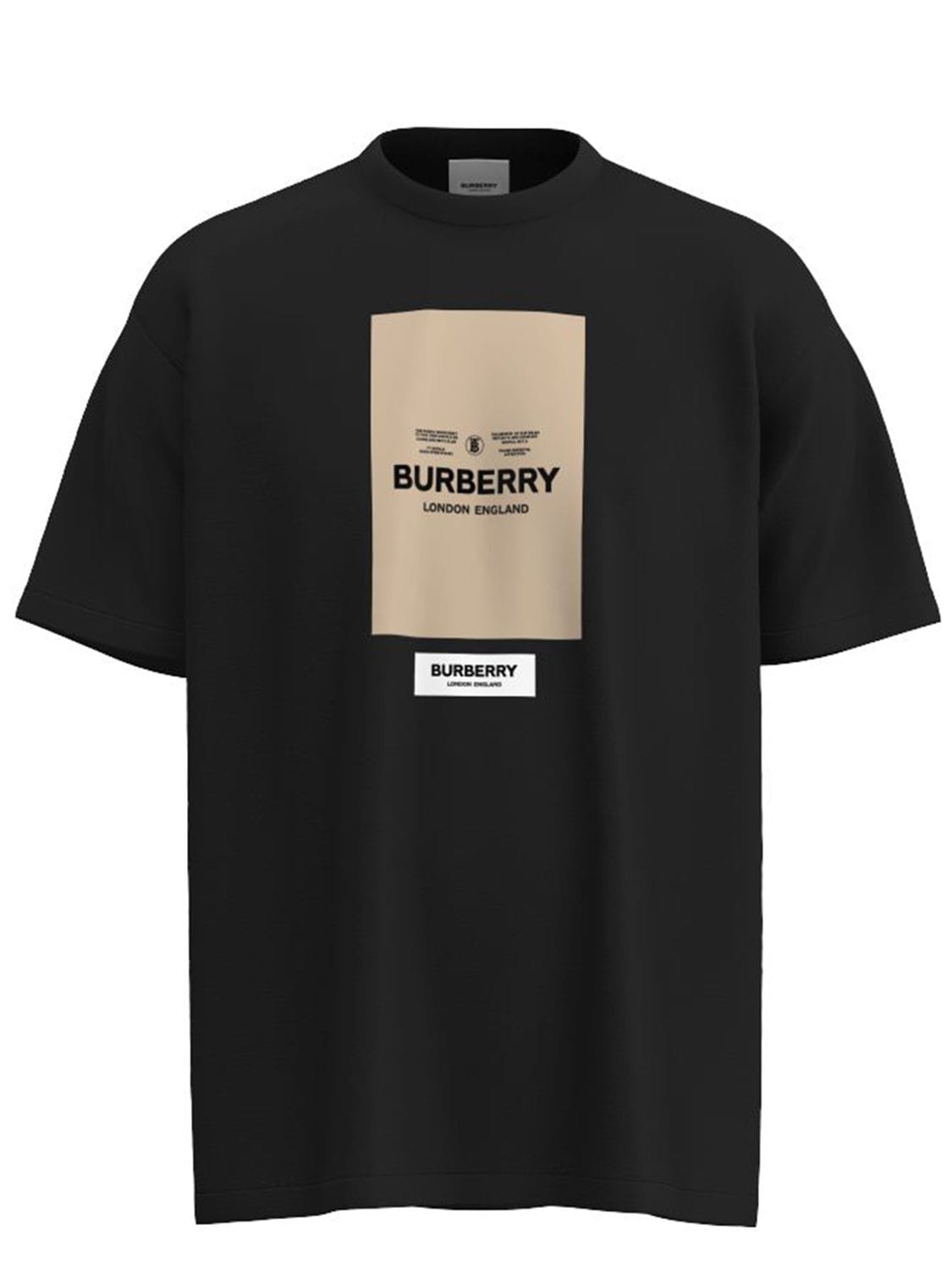 T-shirt Aus Baumwolljersey Mit Logo - BURBERRY - Modalova