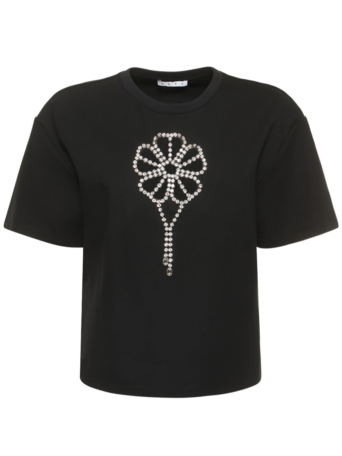 T-shirt Mit Blumenverzierung - AREA - Modalova