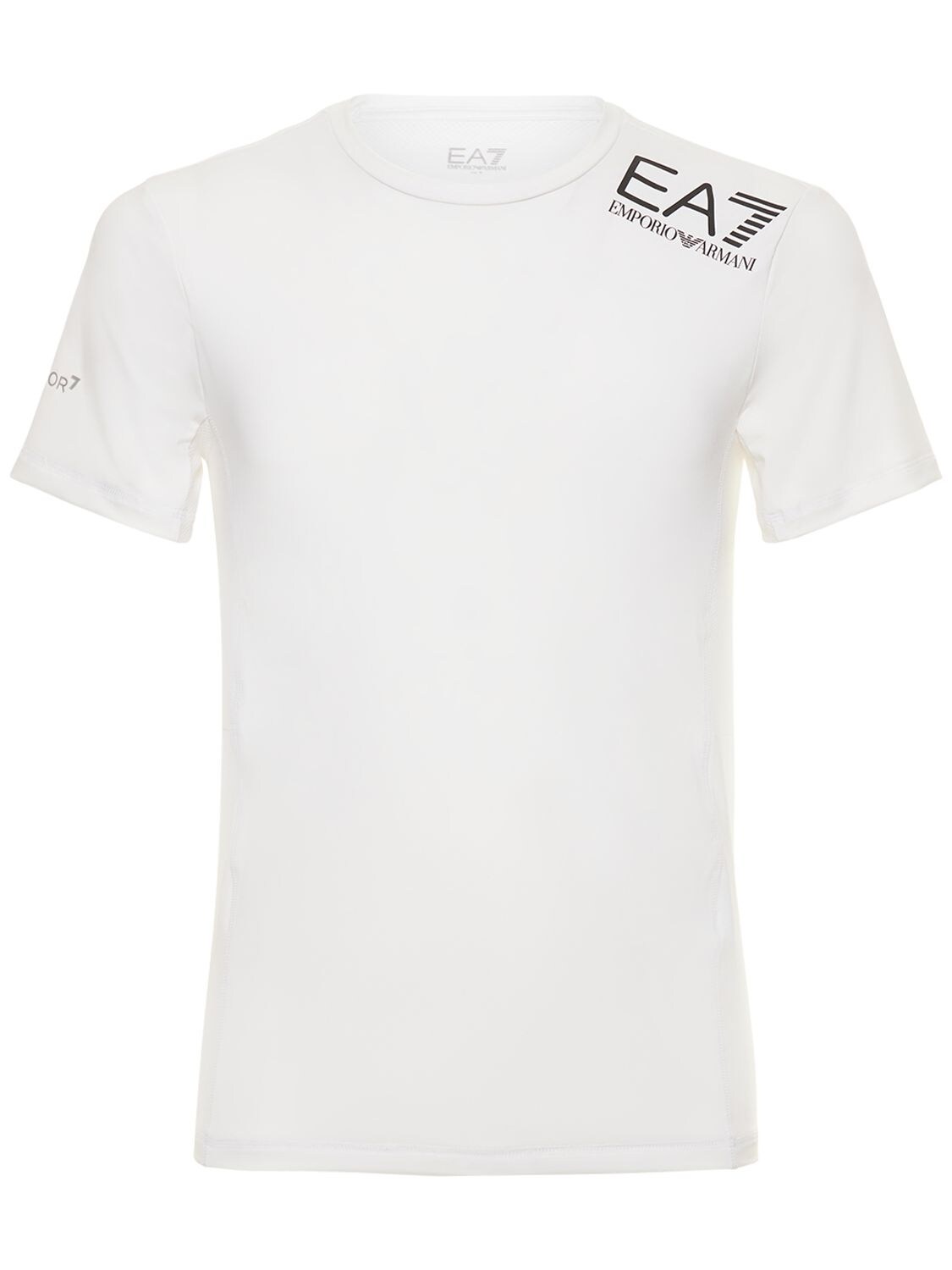 T-shirt Aus Technojersey „vigor7“ - EA7 EMPORIO ARMANI - Modalova