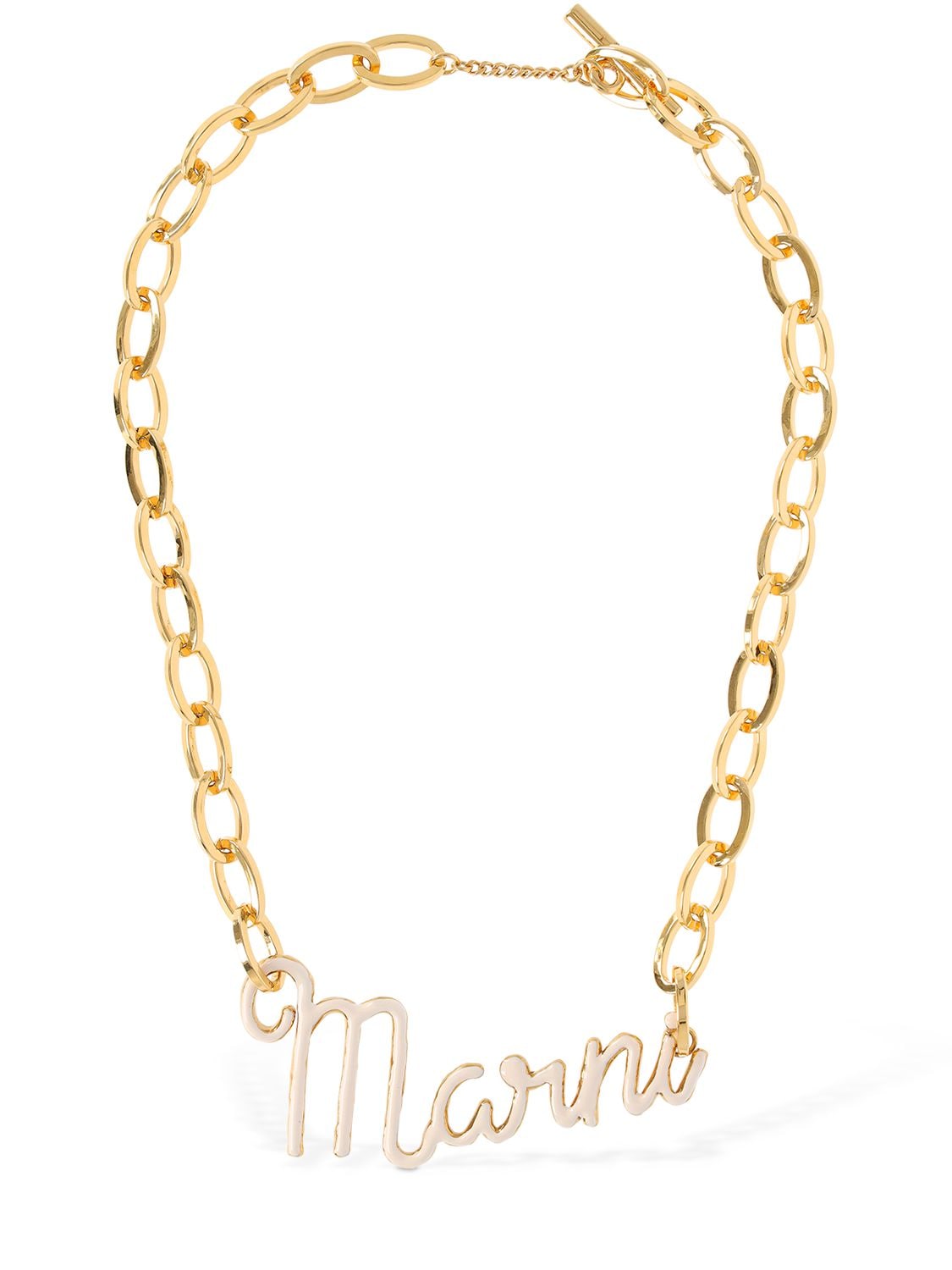 Halskette Mit Marni-logo - MARNI - Modalova
