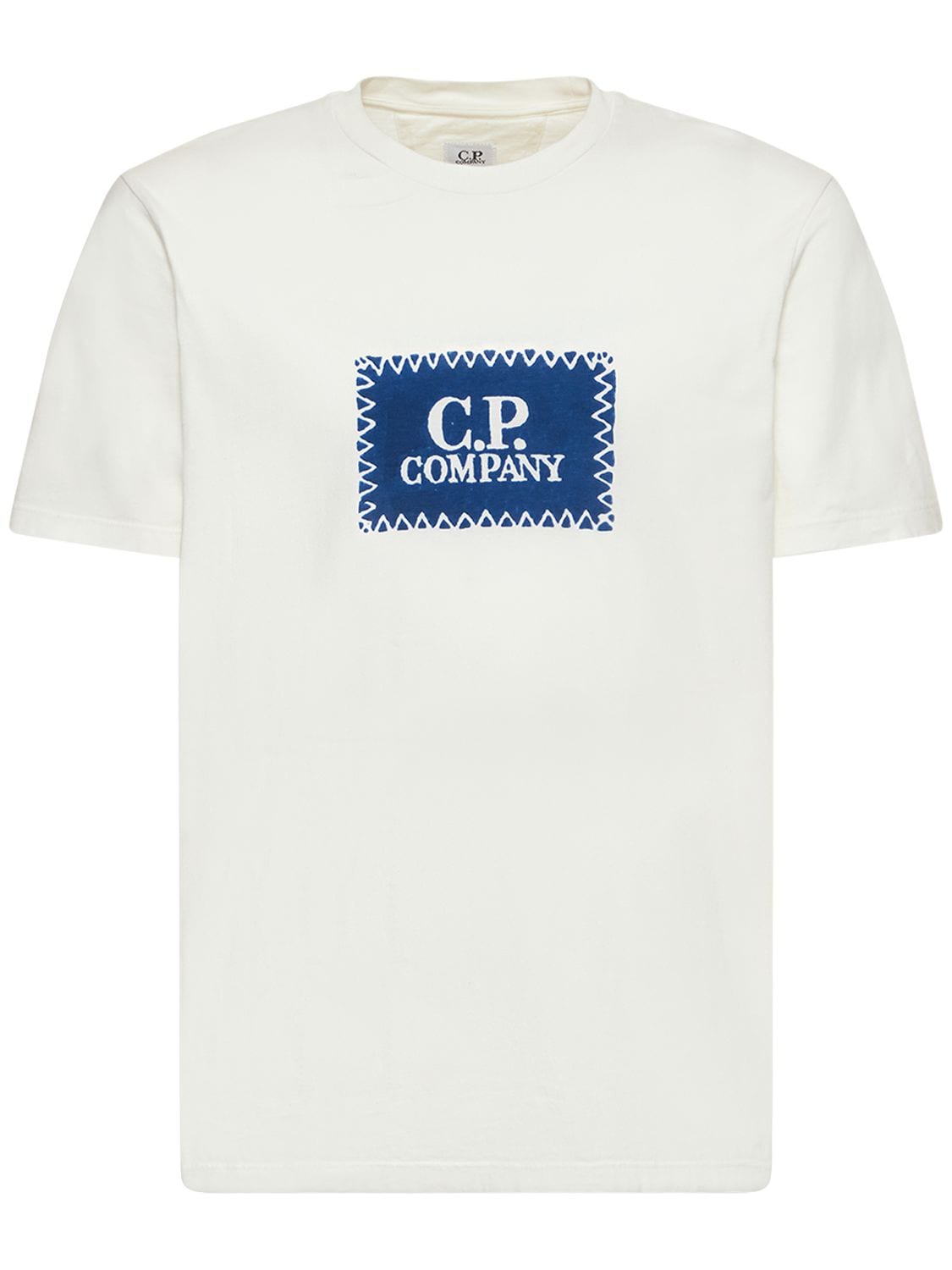 T-shirt Mit Druck „stamperia Marchi“ - C.P. COMPANY - Modalova