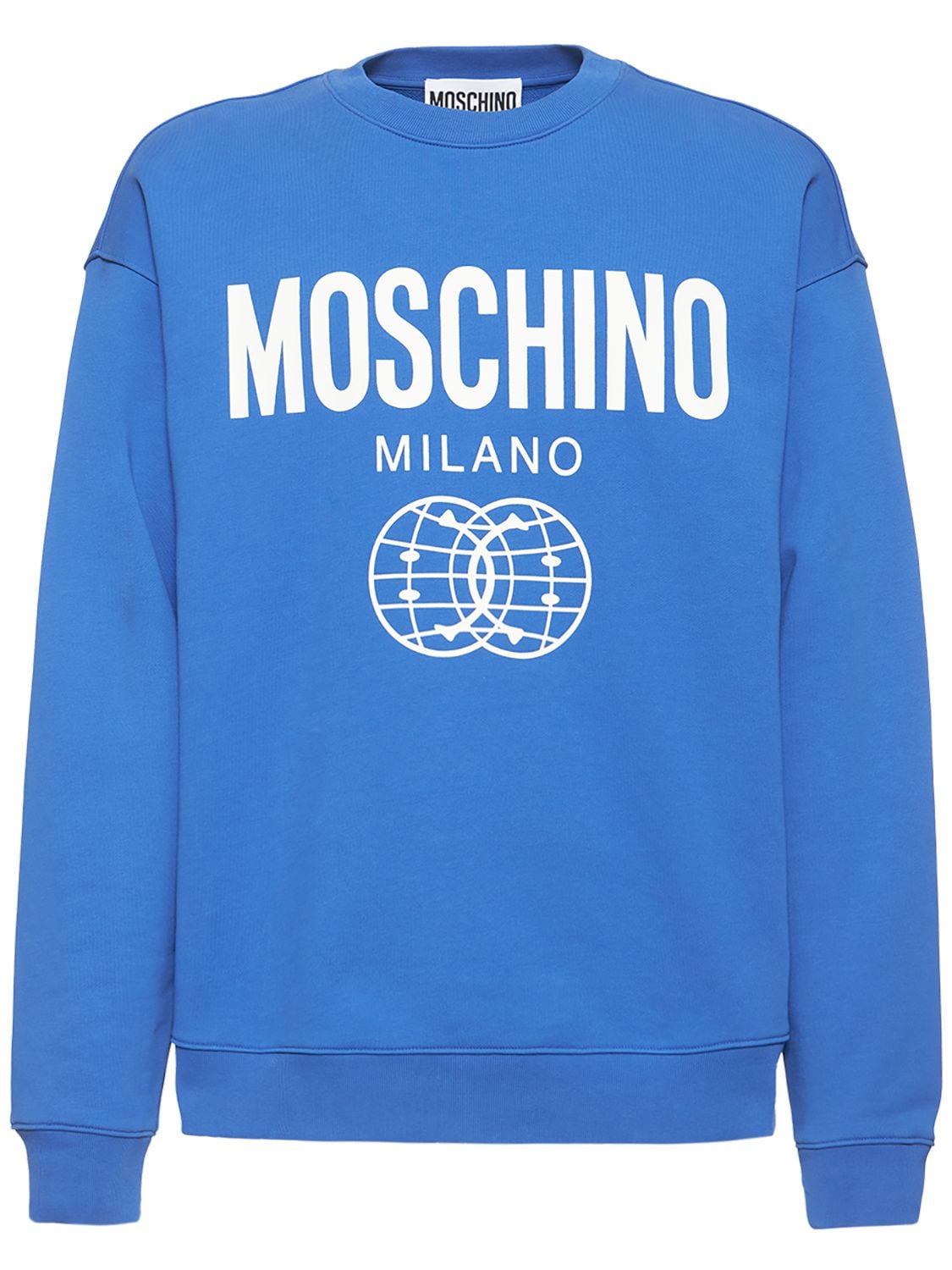 Sweatshirt Aus Baumwolle Mit Logodruck - MOSCHINO - Modalova