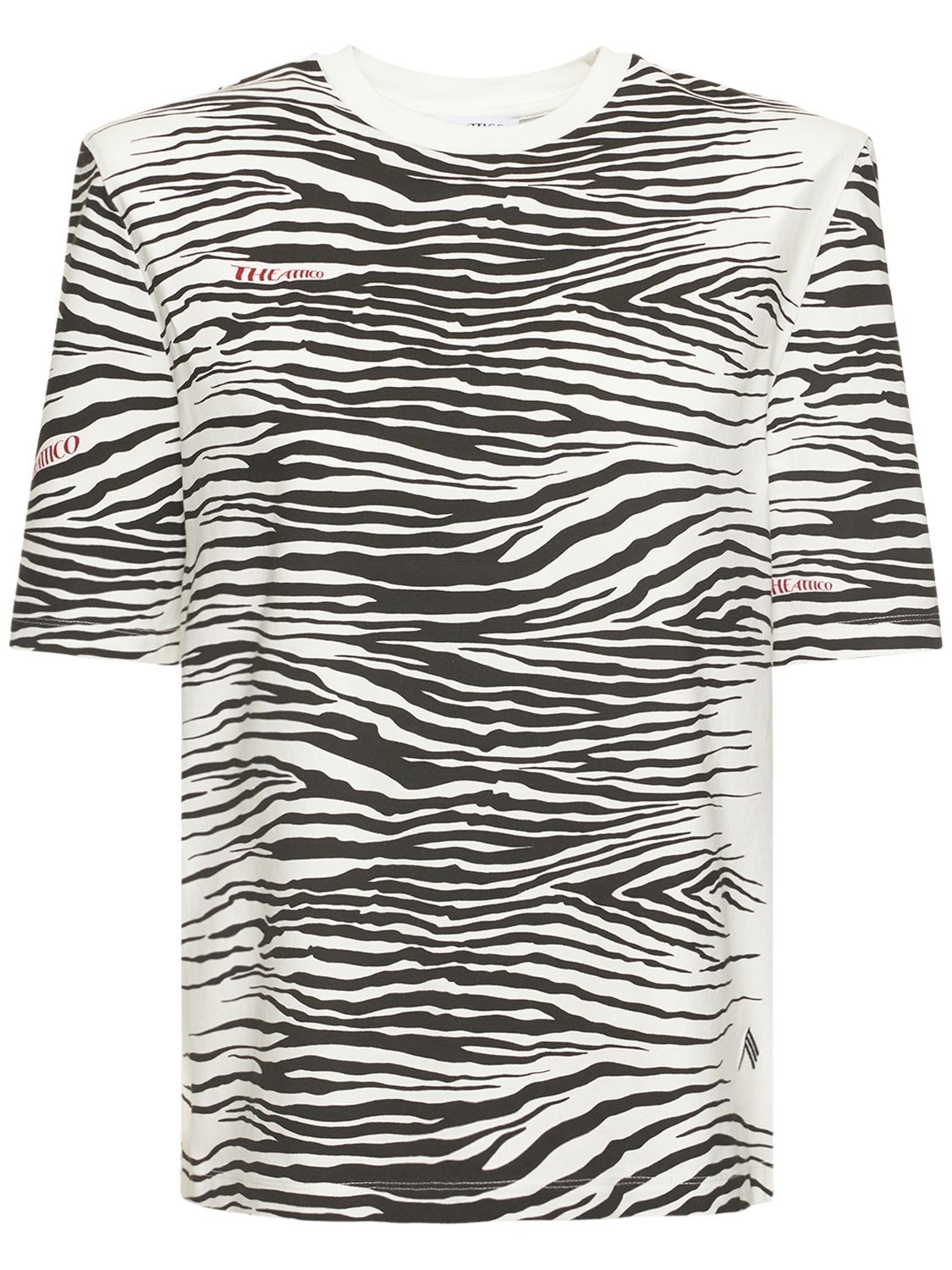 Bella Jersey Tiger Print T-shirt - THE ATTICO - Modalova