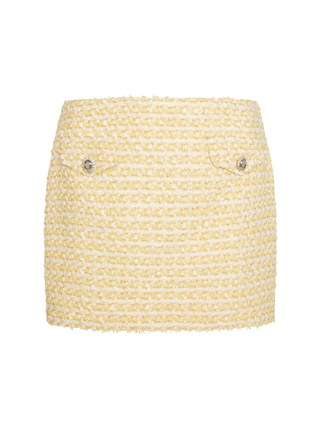 Tweed Bouclé Mini Skirt W/ Lurex - ALESSANDRA RICH - Modalova