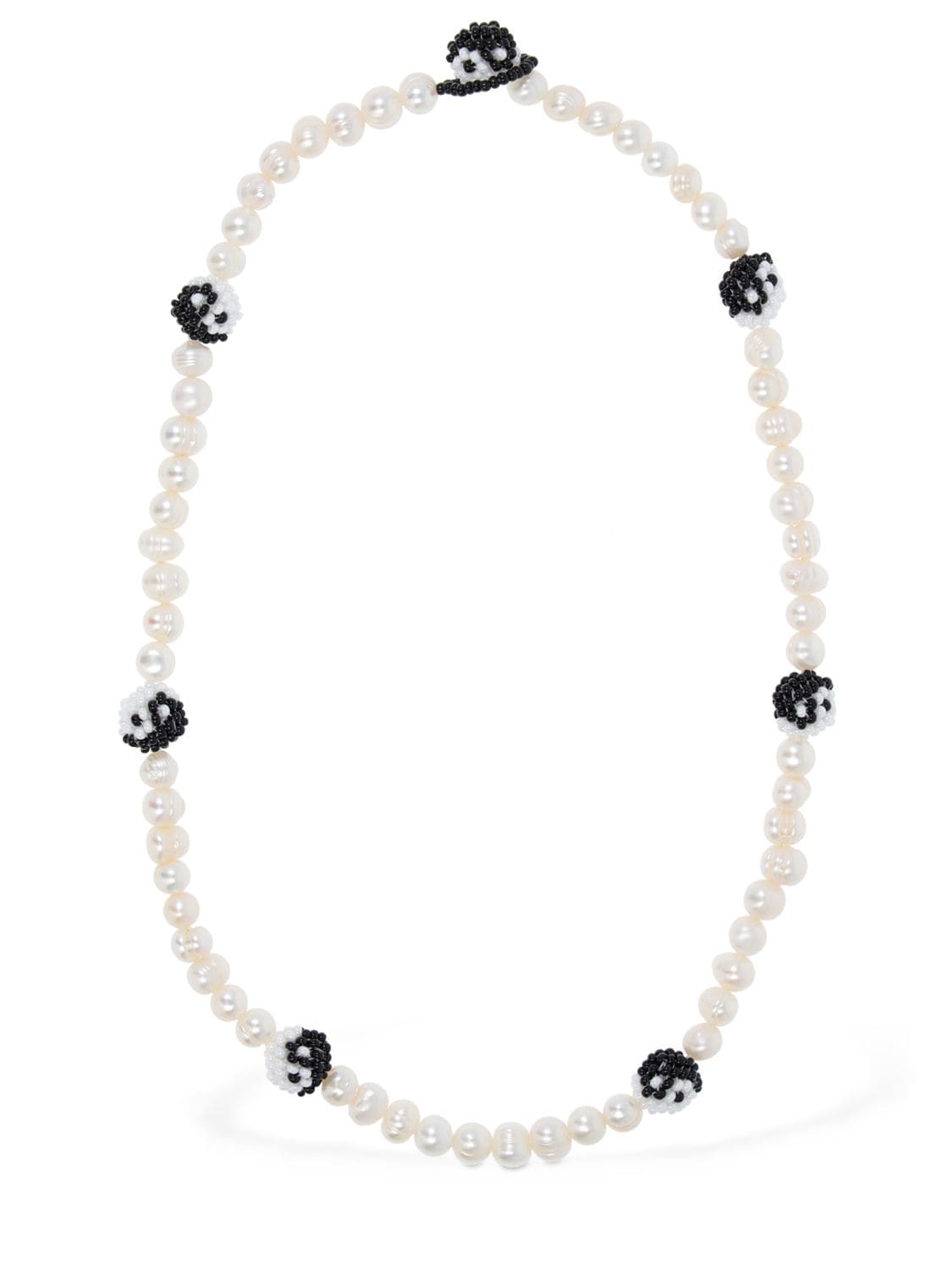 Pearly Yin Yang Collar Necklace - PURA UTZ - Modalova