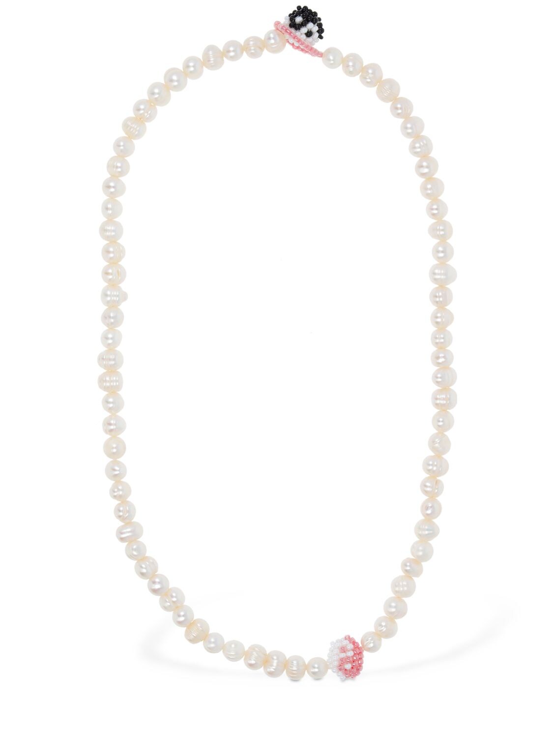 Yin Yang Pearl Collar Necklace - PURA UTZ - Modalova
