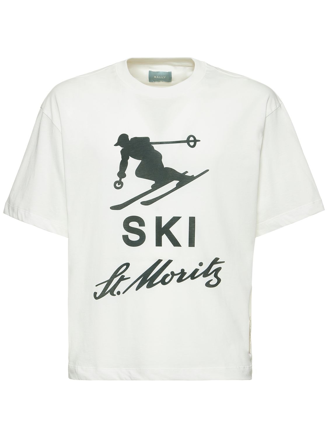 T-shirt Mit Logo „ Curling“ - BALLY - Modalova