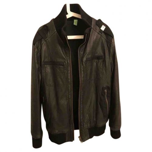 Bikkembergs Leather jacket - Bikkembergs - Modalova