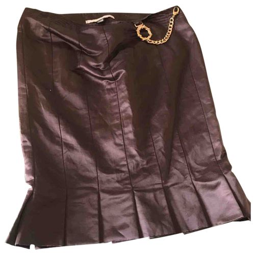 Linen mid-length skirt - Class Cavalli - Modalova