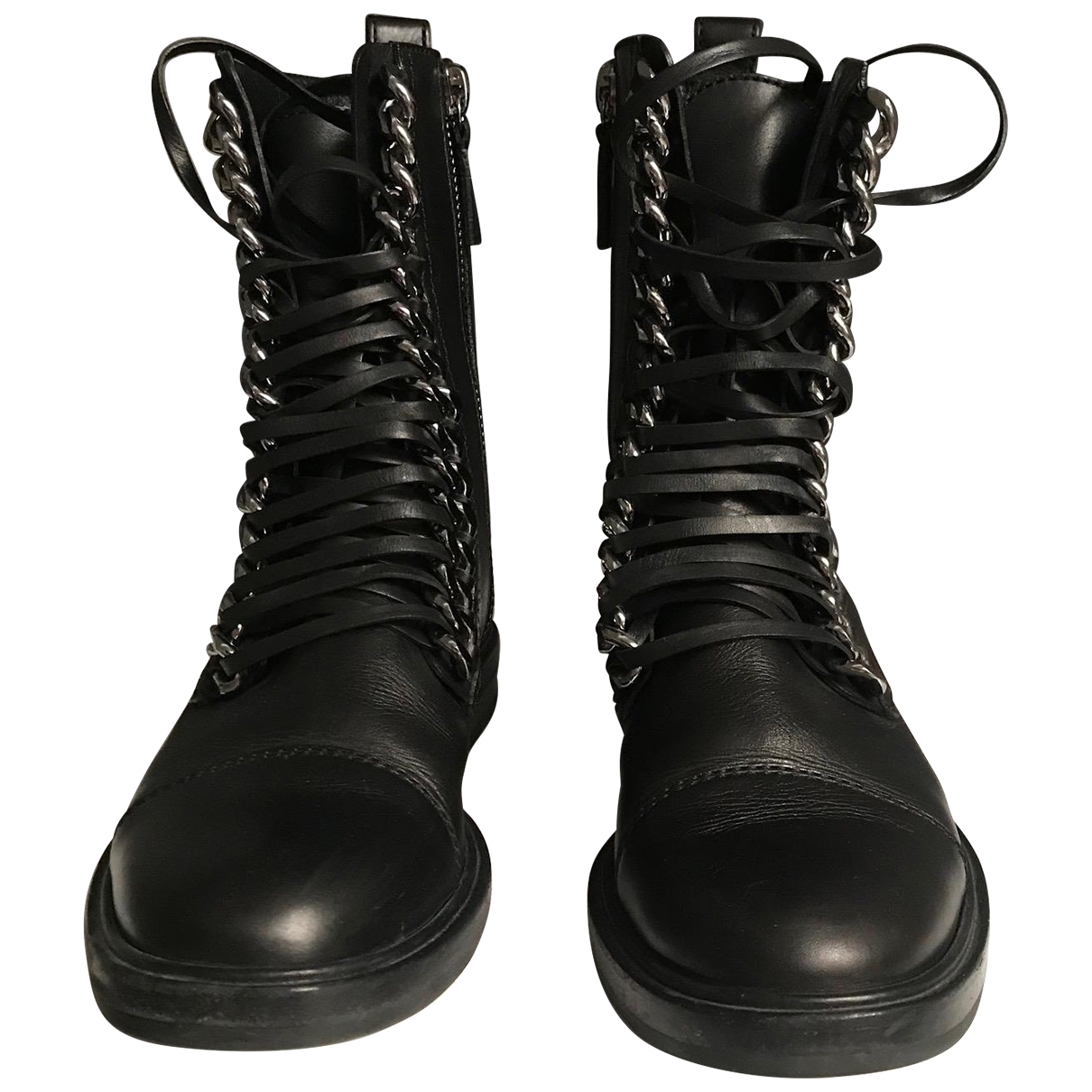 Casadei Leather lace up boots - Casadei - Modalova