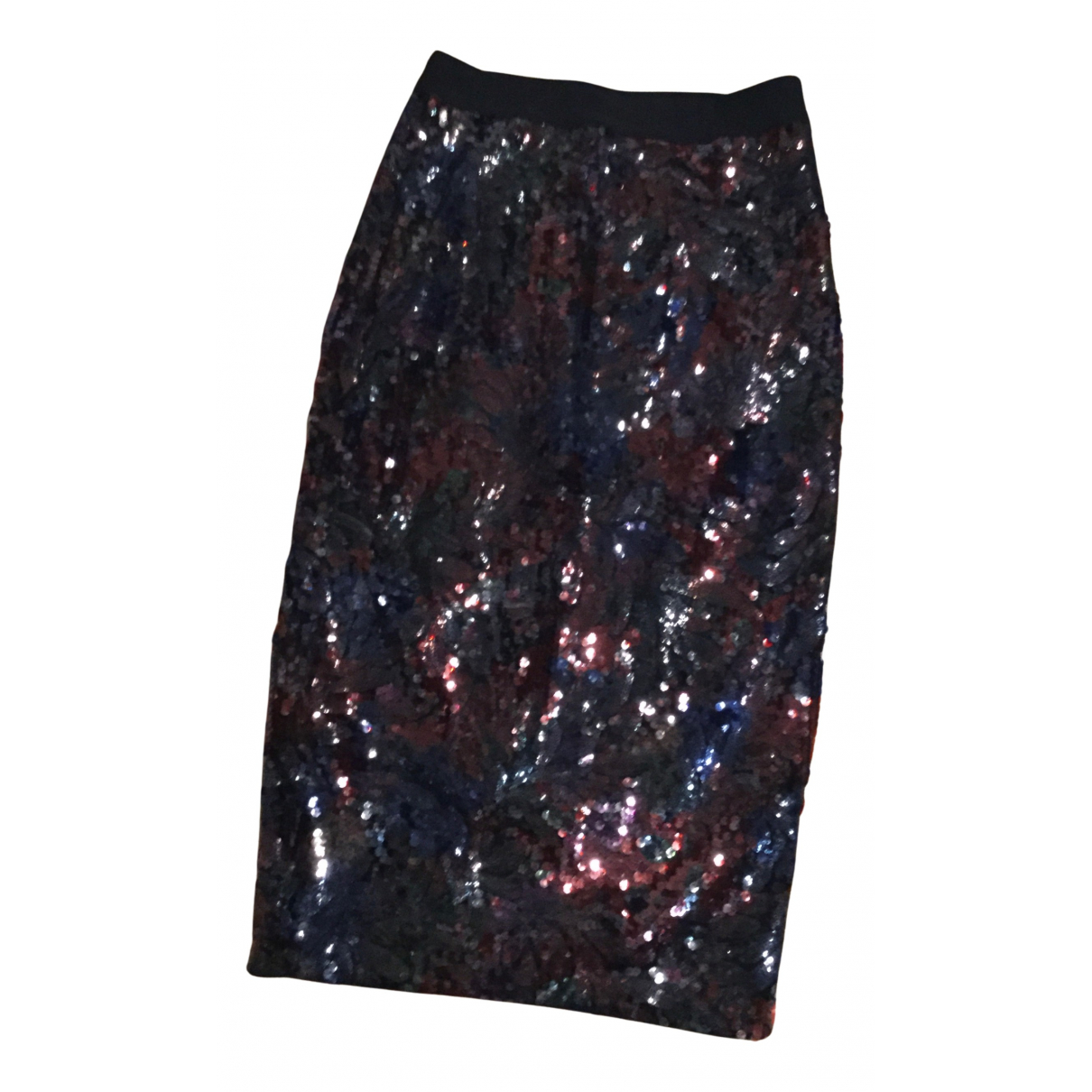 Glitter mid-length skirt - Essentiel Antwerp - Modalova
