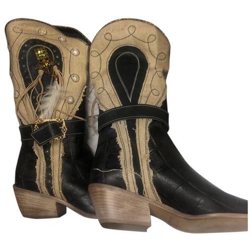 EL Vaquero Leather ankle boots - EL VAQUERO - Modalova