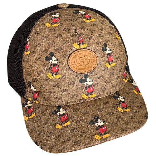 Leather hat - Donald Duck Disney x Gucci - Modalova