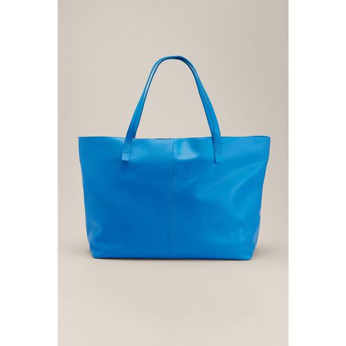 Leder große Stofftasche - Blue - NA-KD Accessories - Modalova