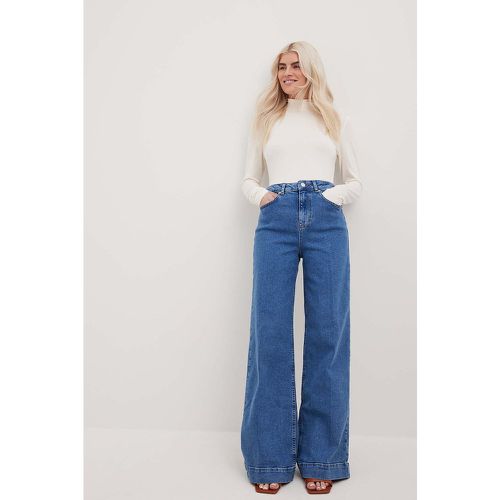Plissierte lange Jeans - Blue - Coco & Tippie x NA-KD - Modalova