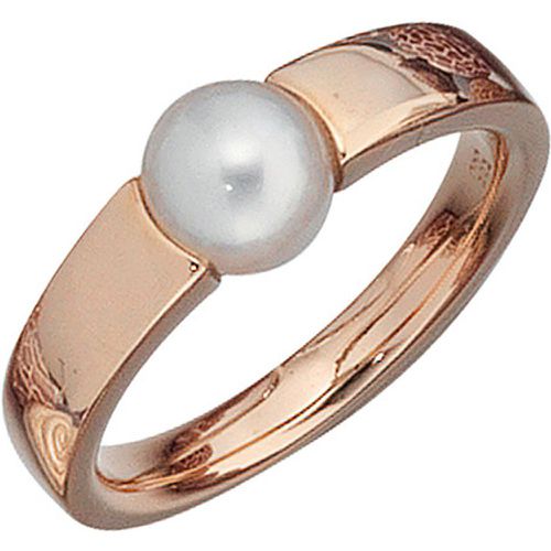 Damen Ring 585 Gold Rotgold 1 Süßwasser Perle Goldring Perlenring - SIGO - Modalova