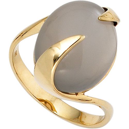 Damen Ring 585 Gold Gelbgold 1 Mondstein Goldring - SIGO - Modalova