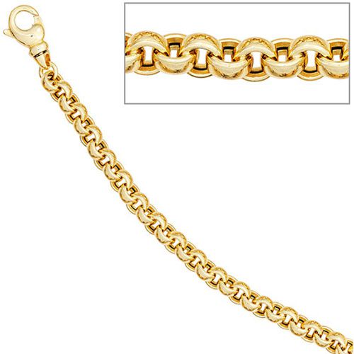 Erbsarmband 585 Gold Gelbgold 19 cm Armband Goldarmband Karabiner - SIGO - Modalova