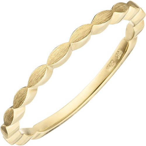 Damen Ring zart 585 Gold Gelbgold matt Goldring - SIGO - Modalova