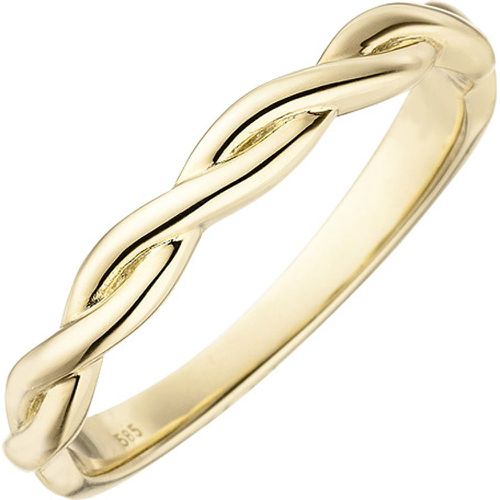 Damen Ring geflochten 585 Gold Gelbgold Goldring - SIGO - Modalova