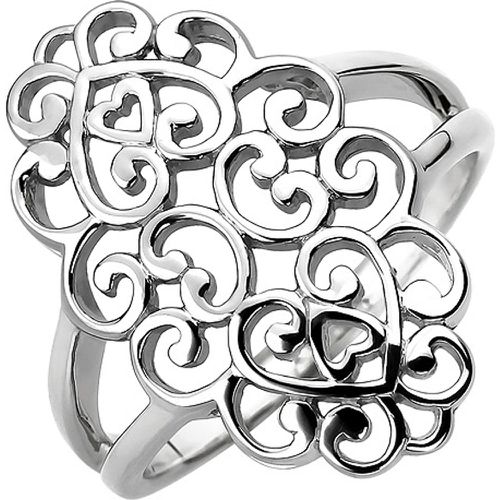 Damen Ring 925 Sterling Silber Silberring - SIGO - Modalova