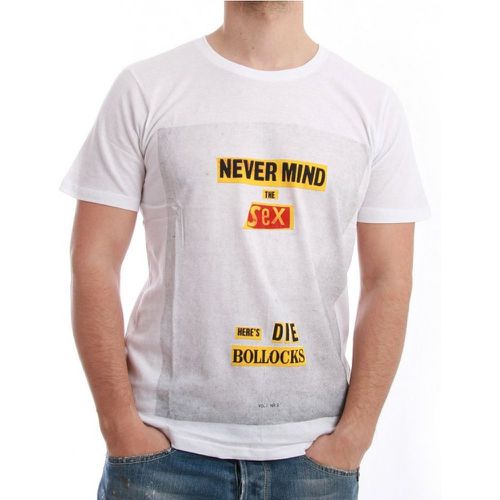 T-Shirt Men - BOLLOCKS - White - Eleven Paris - Modalova