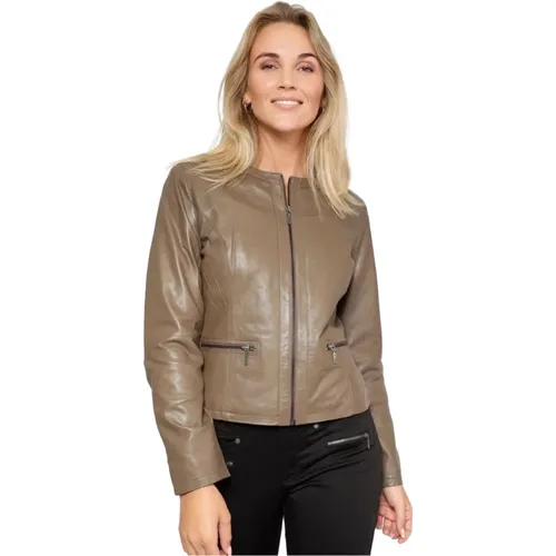 Leather Jackets , Damen, Größe: 2XL - 2-Biz - Modalova