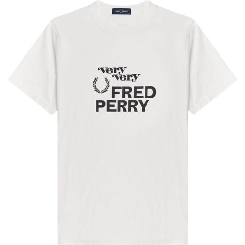 Gedrucktes T-Shirt , Herren, Größe: M - Fred Perry - Modalova