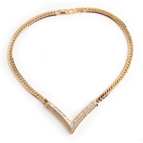 Gebrauchte Halskette in V-Form , Damen, Größe: One size - Dior Vintage - Modalova