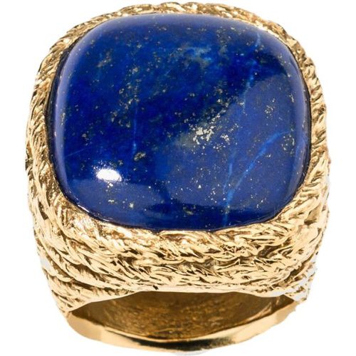 Miki Lapis Lazuli vergoldeter Ring , Damen, Größe: 56 - Aurélie Bidermann - Modalova