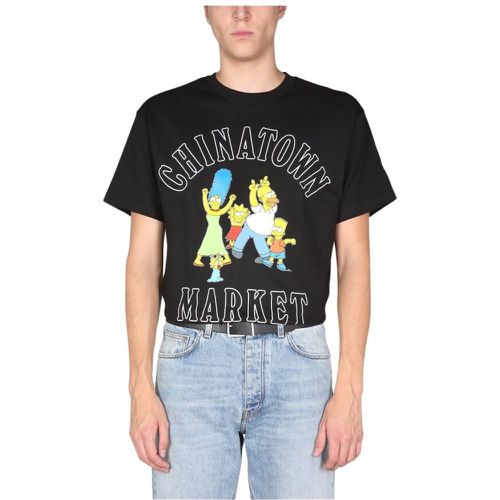 Simpson Family T-Shirt , Herren, Größe: S - Chinatown Market - Modalova