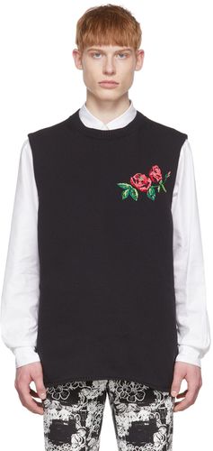 Black Polyester Vest - Comme des Garçons Homme Plus - Modalova