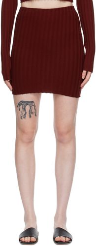 Burgundy Capri Miniskirt - COTTON CITIZEN - Modalova