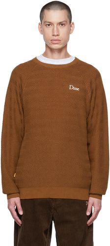 Dime Brown Wave Sweater - Dime - Modalova