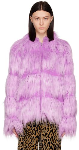 Anna Sui Purple Fab Faux-Fur Coat - Anna Sui - Modalova