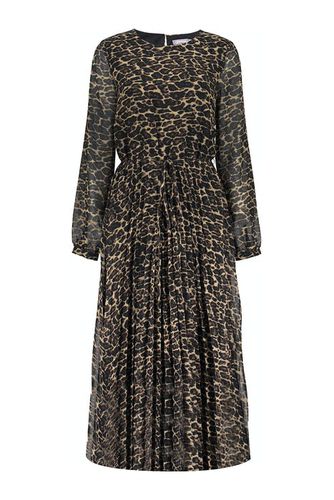 Dress Leopard Plisse Sand Combi - Geisha - Modalova